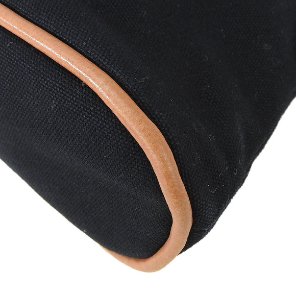 Hermes Hermes Canvas Bolide Pouch Black Canvas Vanity Bag - Picture 7 of 14